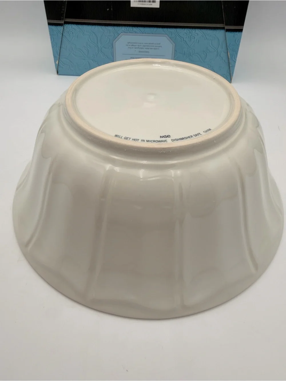 Vintage Martha Stewart Cream Ceramic Serving Bowl 2000-2001 Era